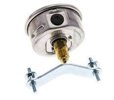 G1/4 Rear Connection Glycerine Pressure Gauge 0 to 60 bar 63mm WIKA