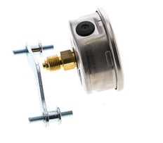 G1/4 Rear Connection Glycerine Pressure Gauge 0 to 60 bar 63mm WIKA