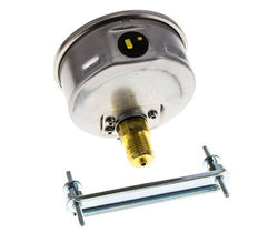 G1/2 Rear Connection Glycerine Pressure Gauge 0 to 6 bar 100mm WIKA