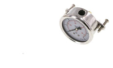 G1/4 Rear Connection Glycerine Pressure Gauge 0 to 6 bar 63mm