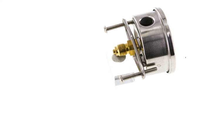 G1/4 Rear Connection Glycerine Pressure Gauge 0 to 6 bar 63mm