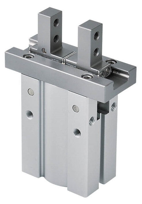 D16 mm 2-Jaw Parallel Double Acting Pneumatic Gripper Long Stroke Standard Jaws