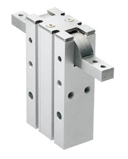 D16 mm 2-Jaw 180 deg Angular Double Acting Pneumatic Gripper Standard Through Hole Jaws