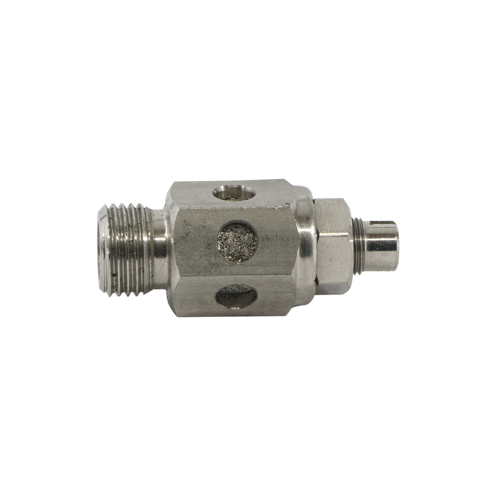 1/2" NPT Stainless Steel Throttle Valve with Silencer [50 pieces]