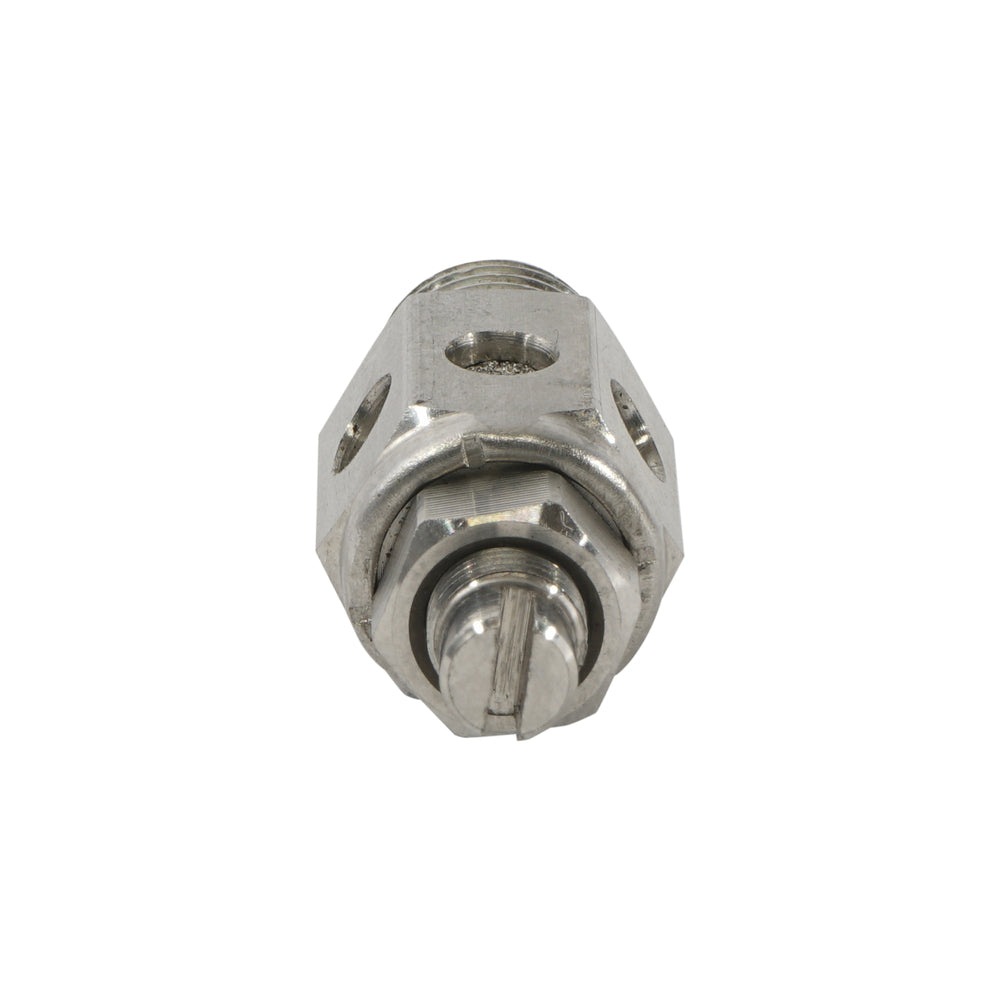 1/2" NPT Stainless Steel Throttle Valve with Silencer [50 pieces]