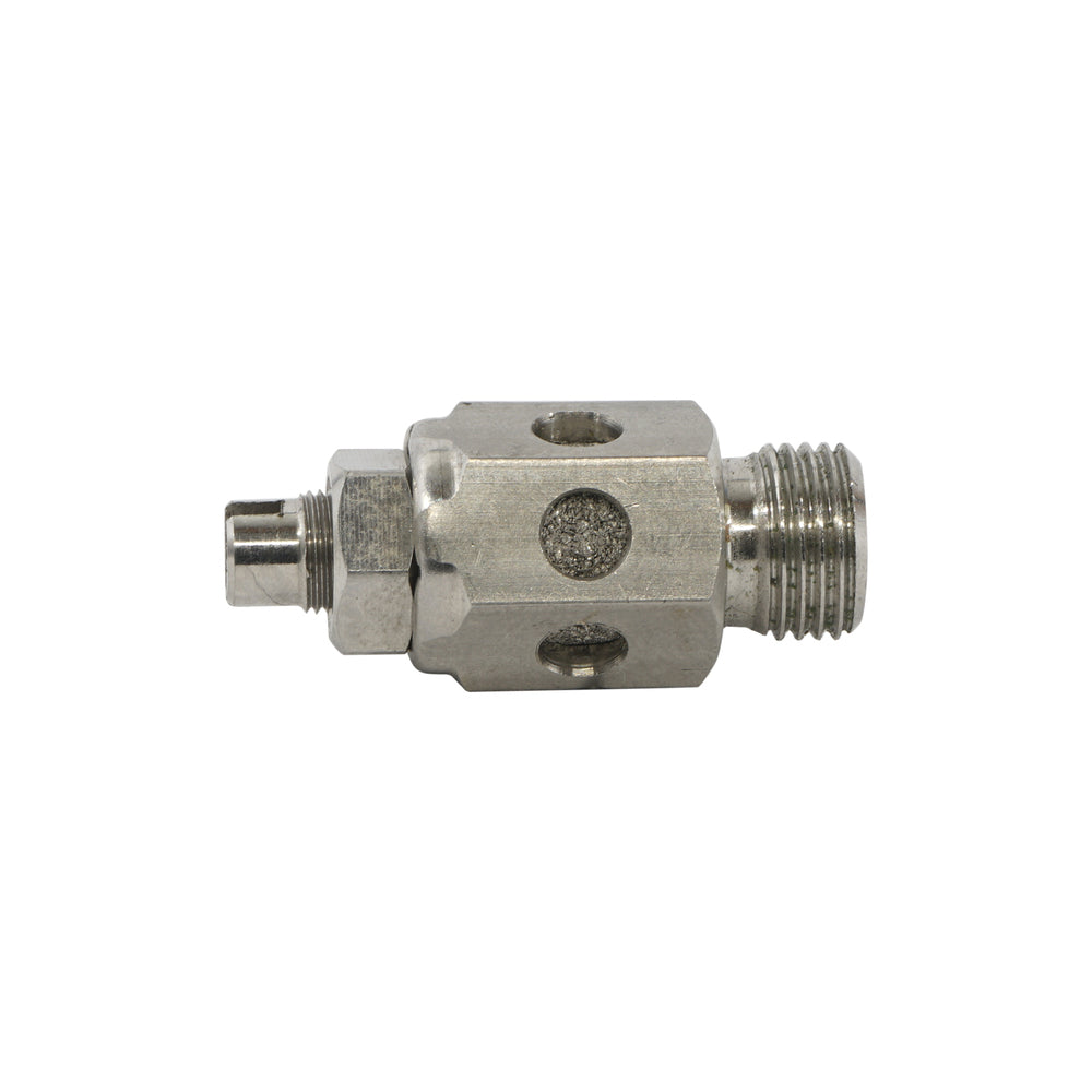1/2" NPT Stainless Steel Throttle Valve with Silencer [50 pieces]