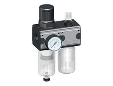 FRL 2-Part G1/2'' 5800 l/min 0.5-16.0bar/7-232psi Auto Metal Multifix 2