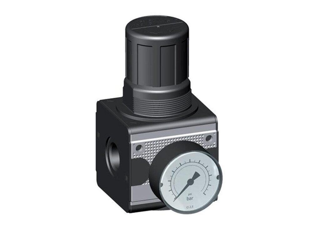 Precision Pressure Regulator G1/2'' 8700 l/min 0.5-10.0bar/7-145psi Zinc Die-Cast Cylinder Lock Multifix 2