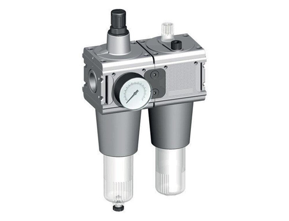FRL 2-Part G1'' 13500 l/min 0.2-6.0bar/3-87psi Auto Metal Multifix 5