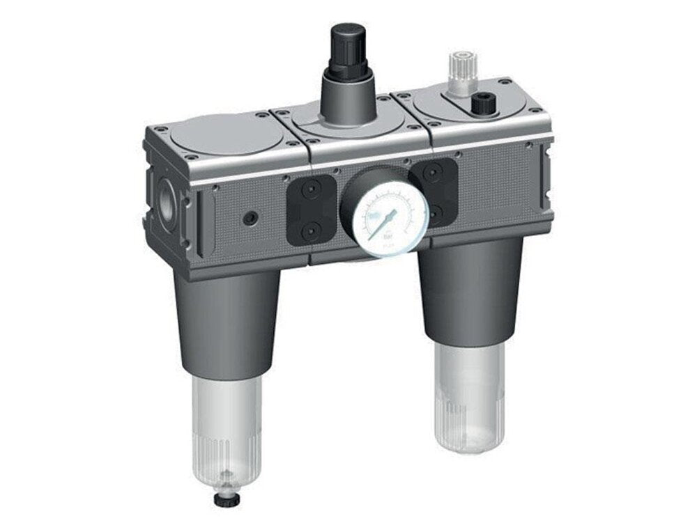 FRL 3-Part G3/4'' 13500 l/min 0.5-16.0bar/7-232psi Semi-Auto Polycarbonate Multifix 5