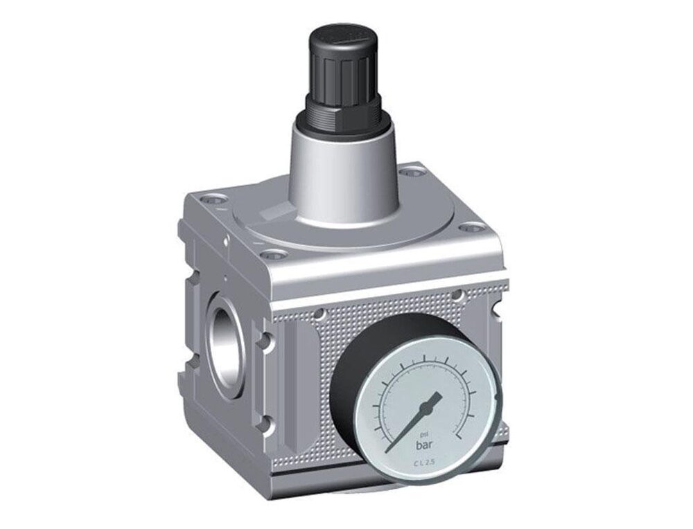 Pressure Regulator G1'' 17500 l/min 0.5-10.0bar/7-145psi Aluminium Multifix 5