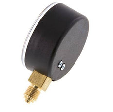 -1..0 Bar (-15..0 psi) Pressure Gauge Below Plastic/Brass 63 mm Class 2.5