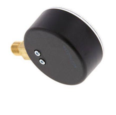 -1..0 Bar (-15..0 psi) Pressure Gauge Below Plastic/Brass 63 mm Class 2.5