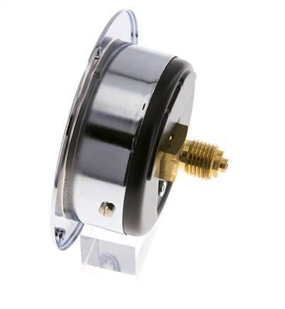 0..0.6 Bar (0..9 psi) Panel Mount Pressure Gauge Steel/Brass 63 mm Class 2.5 (Front Panel)