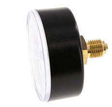 0..10 Bar (0..145 psi) Pressure Gauge Rear Plastic/Brass 63 mm Class 2.5