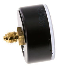 0..10 Bar (0..145 psi) Pressure Gauge Rear Steel/Brass 63 mm Class 1.6