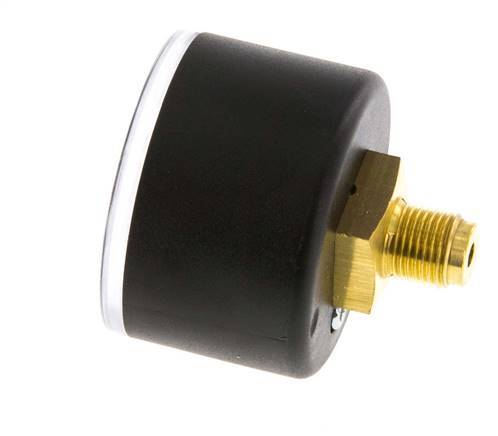 0..1 Bar (0..15 psi) Pressure Gauge Rear Plastic/Brass 40 mm Class 2.5