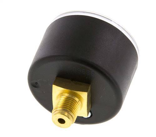0..1 Bar (0..15 psi) Pressure Gauge Rear Plastic/Brass 40 mm Class 2.5