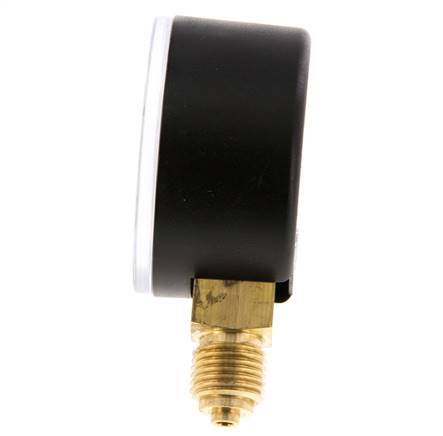 0..1 Bar (0..15 psi) Pressure Gauge Below Plastic/Brass 50 mm Class 2.5
