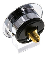 0..1 Bar (0..15 psi) Panel Mount Pressure Gauge Steel/Brass 50 mm Class 2.5 (Front Panel)