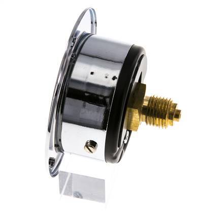 0..1 Bar (0..15 psi) Panel Mount Pressure Gauge Steel/Brass 50 mm Class 2.5 (Front Panel)