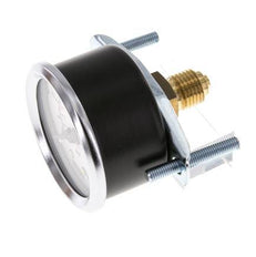 0..1 Bar (0..15 psi) Panel Mount Pressure Gauge Steel/Brass 50 mm Class 2.5 (Bracket)
