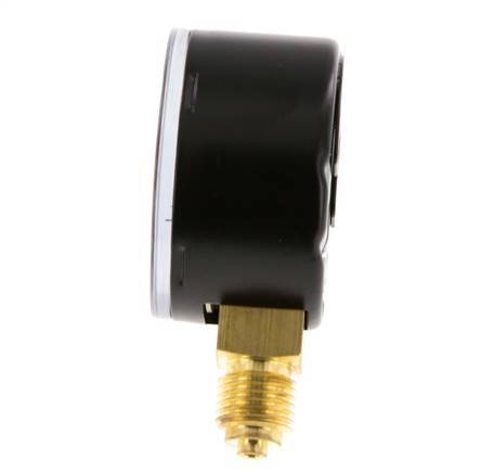0..1 Bar (0..15 psi) Pressure Gauge Below Steel/Brass 50 mm Class 1.6