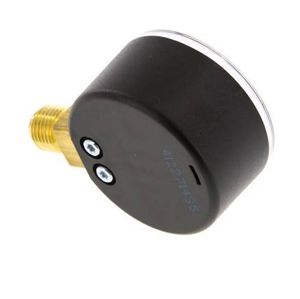 0..160 Bar (0..2321 psi) Pressure Gauge Below Plastic/Brass 50 mm Class 2.5