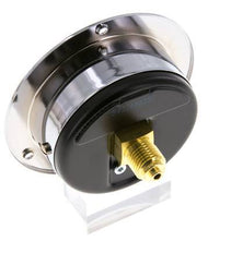 0..160 Bar (0..2321 psi) Panel Mount Pressure Gauge Steel/Brass 63 mm Class 2.5 (Front Panel)