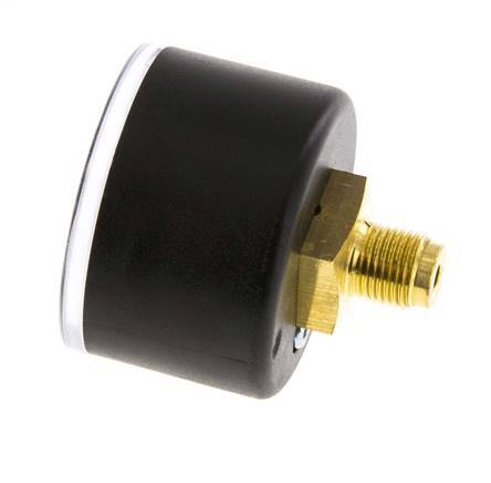 0..16 Bar (0..232 psi) Pressure Gauge Rear Plastic/Brass 40 mm Class 2.5