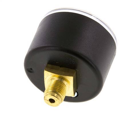 0..16 Bar (0..232 psi) Pressure Gauge Rear Plastic/Brass 40 mm Class 2.5
