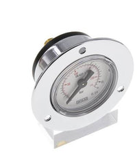 0..16 Bar (0..232 psi) Panel Mount Pressure Gauge Steel/Brass 40 mm Class 2.5 (Front Panel)