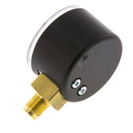 0..1.6 Bar (0..23 psi) Pressure Gauge Below Plastic/Brass 40 mm Class 2.5