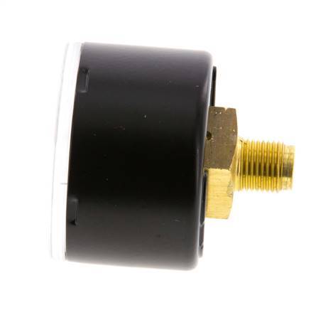 0..1.6 Bar (0..23 psi) Pressure Gauge Rear Steel/Brass 40 mm Class 1.6