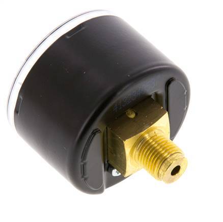 0..1.6 Bar (0..23 psi) Pressure Gauge Rear Steel/Brass 40 mm Class 1.6