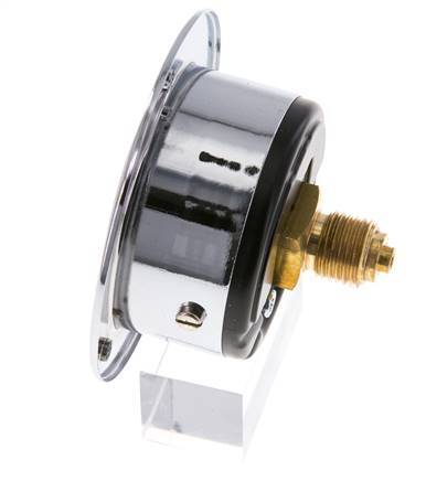 0..1.6 Bar (0..23 psi) Panel Mount Pressure Gauge Steel/Brass 50 mm Class 2.5 (Front Panel)