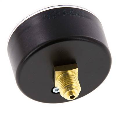 0..250 Bar (0..3626 psi) Pressure Gauge Rear Plastic/Brass 63 mm Class 2.5