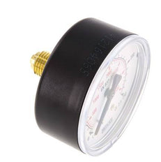 0..250 Bar (0..3626 psi) Pressure Gauge Rear Plastic/Brass 63 mm Class 2.5