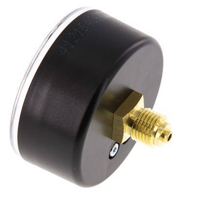 0..250 Bar (0..3626 psi) Pressure Gauge Rear Plastic/Brass 63 mm Class 2.5