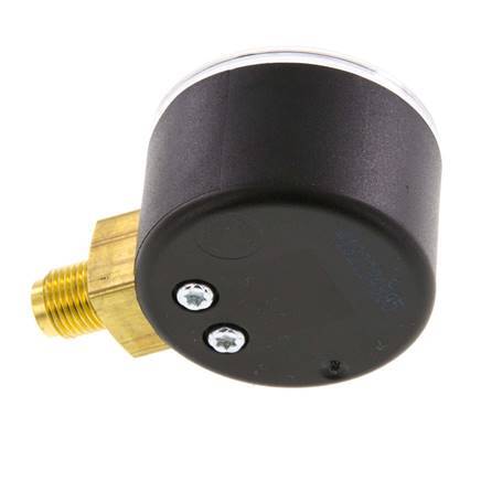 0..25 Bar (0..363 psi) Pressure Gauge Below Plastic/Brass 40 mm Class 2.5