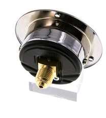 0..25 Bar (0..363 psi) Panel Mount Pressure Gauge Steel/Brass 50 mm Class 2.5 (Front Panel)