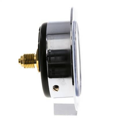 0..25 Bar (0..363 psi) Panel Mount Pressure Gauge Steel/Brass 63 mm Class 2.5 (Front Panel)