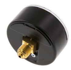 0..25 Bar (0..363 psi) Pressure Gauge Rear Steel/Brass 63 mm Class 1.6
