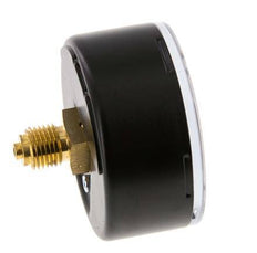 0..25 Bar (0..363 psi) Pressure Gauge Rear Steel/Brass 63 mm Class 1.6