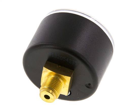 0..2.5 Bar (0..36 psi) Pressure Gauge Rear Plastic/Brass 40 mm Class 2.5