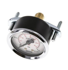 0..2.5 Bar (0..36 psi) Panel Mount Pressure Gauge Steel/Brass 50 mm Class 2.5 (Bracket)