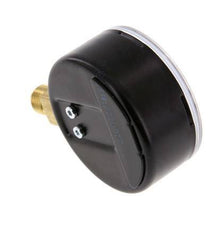 0..315 Bar (0..4569 psi) Pressure Gauge Below Steel/Brass 63 mm Class 1.6