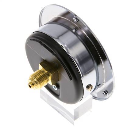 0..400 Bar (0..5802 psi) Panel Mount Pressure Gauge Steel/Brass 63 mm Class 2.5 (Front Panel)