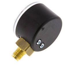0..40 Bar (0..580 psi) Pressure Gauge Below Plastic/Brass 40 mm Class 2.5