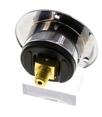 0..40 Bar (0..580 psi) Panel Mount Pressure Gauge Steel/Brass 40 mm Class 2.5 (Front Panel)